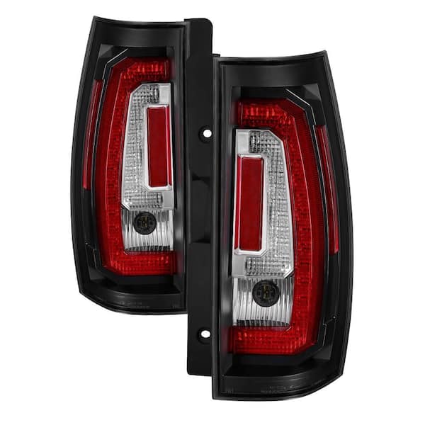 Chevy Suburban/Tahoe 07-14 / GMC Yukon/Yukon Denali 07-14 Version 2 - Light Bar LED Tail Lights - Black