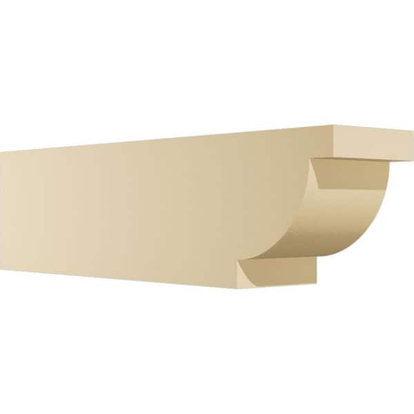 Ekena Millwork Standard Alpine 6 in. W x 8 in. H x 30 in. D Signature Urethane Rafter Tail Outlooker
