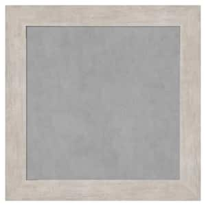 Marred Silver 15 in. x 15 in Framed Magnetic Board