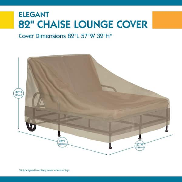 Double outlet chaise cover