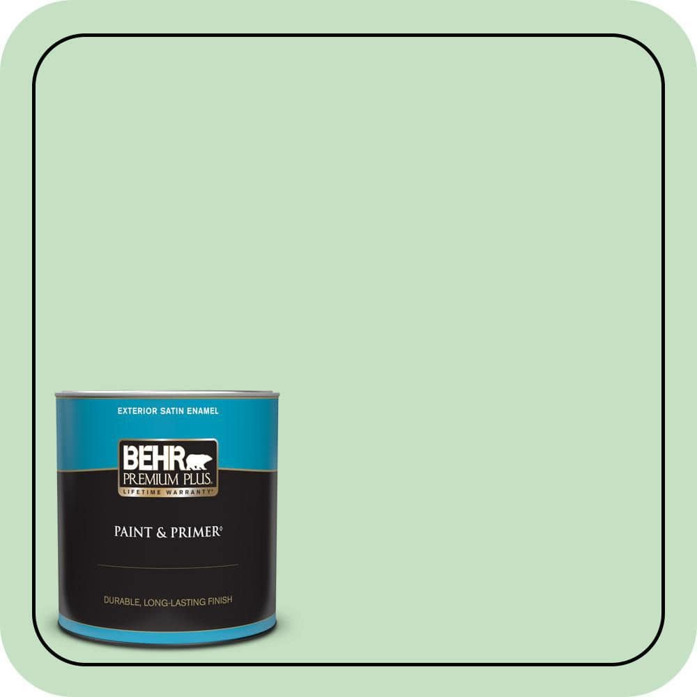 1 qt. #450C-3 Green Myth Satin Enamel Exterior Paint & Primer price history on PriceWatchPro