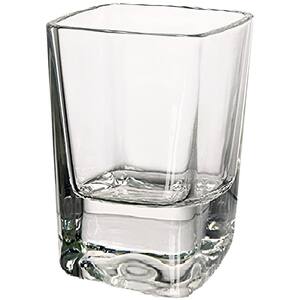 Vodka, 2.3 oz. Square Shot Glasses Heavy Base Glassware Drinking Shot Glasses for Whiskey (Set of 6)