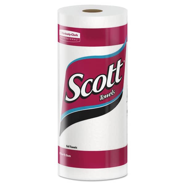 Scott White Perforated Kitchen Roll Paper Towels (Case of 15)