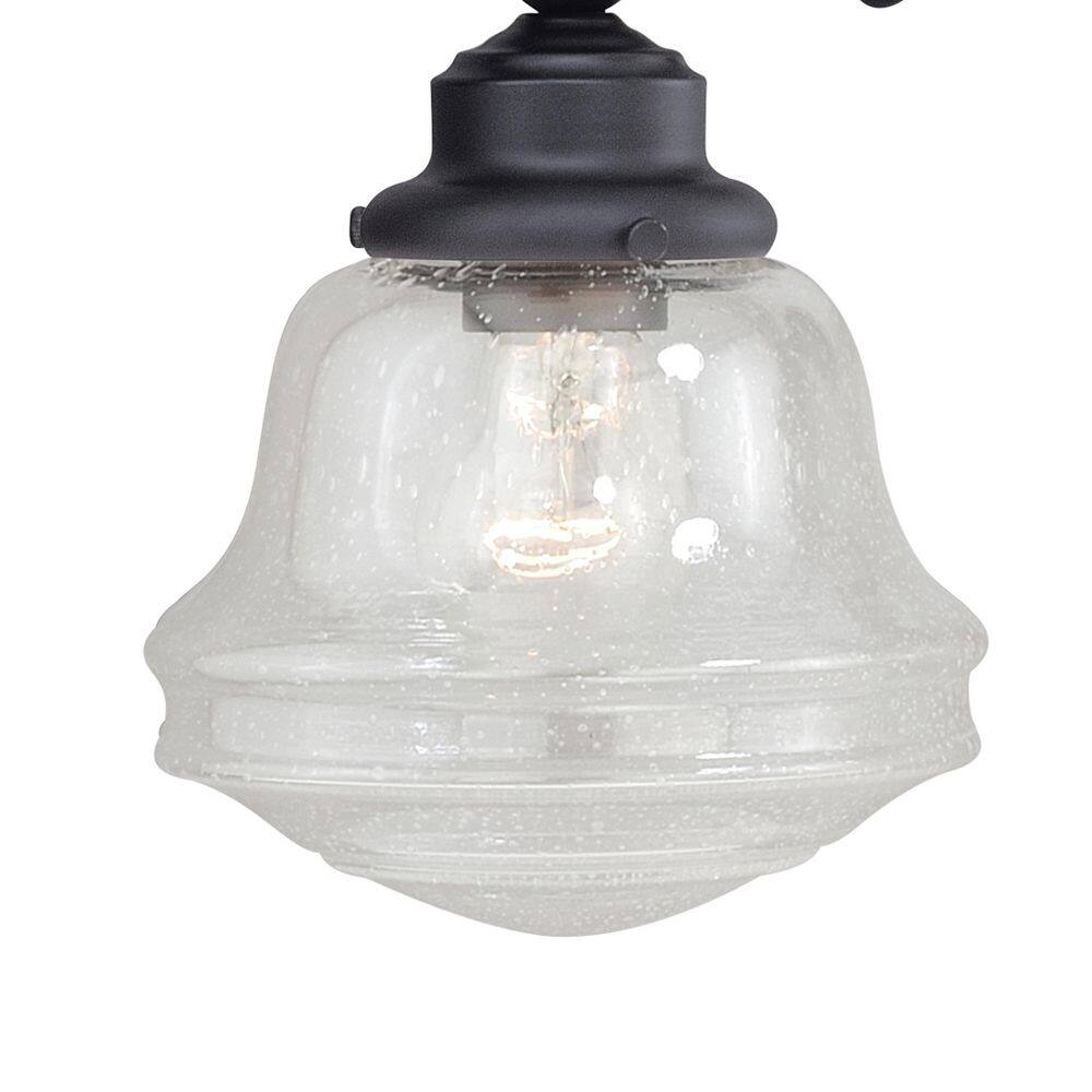 Huntley 3-Light Bronze Schoolhouse Vanity Fixture
