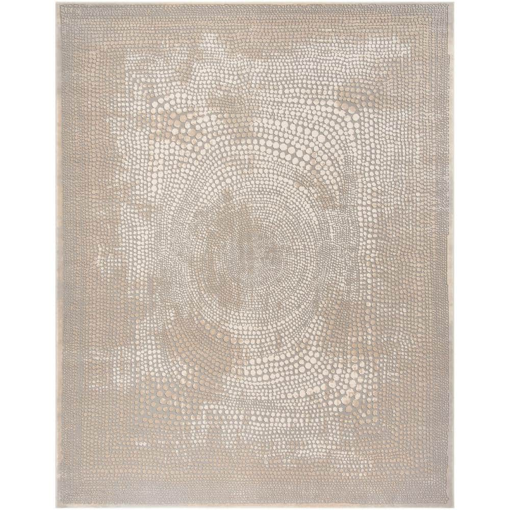 Safavieh Montauk MTK720A 2'3 x 3'9 Ivory / Grey Area Rug