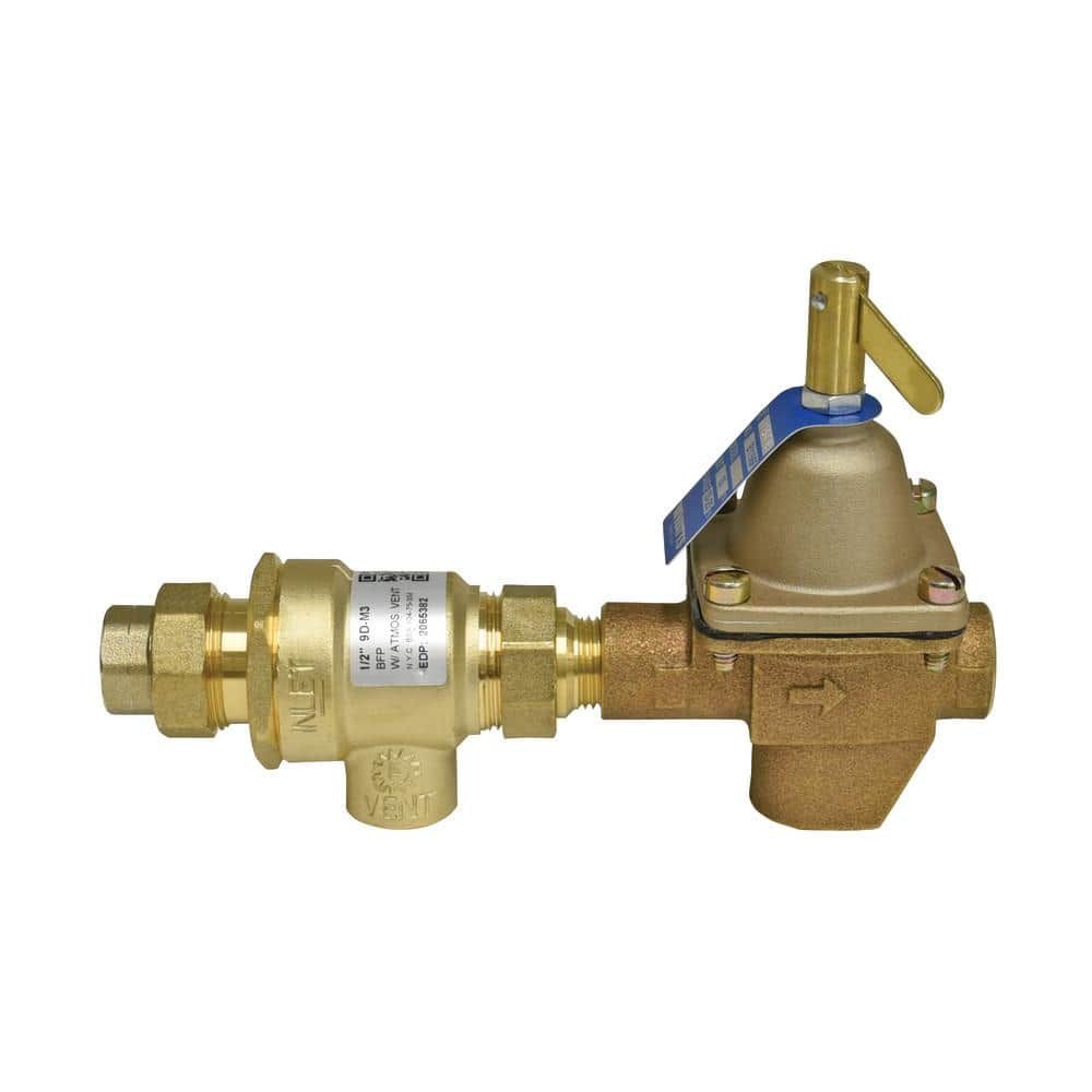 1/2 in. Bronze Combination Fill Valve and Backflow Preventer, Threaded Union End Connections, Teflon Tape price history on PriceWatchPro