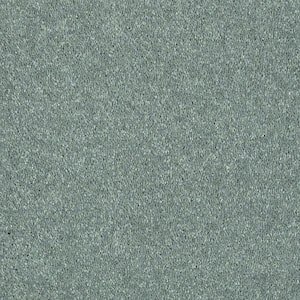 8 in. x 8 in. Texture Carpet Sample - Brave Soul I - Color Sea Glass