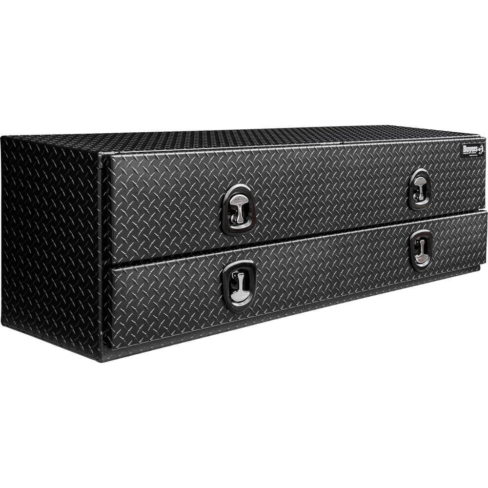 21 in. x 18 in. x 72 in. Textured Matte Black Diamond Tread Aluminum Flatbed Contractor with Lower Door price history on PriceWatchPro
