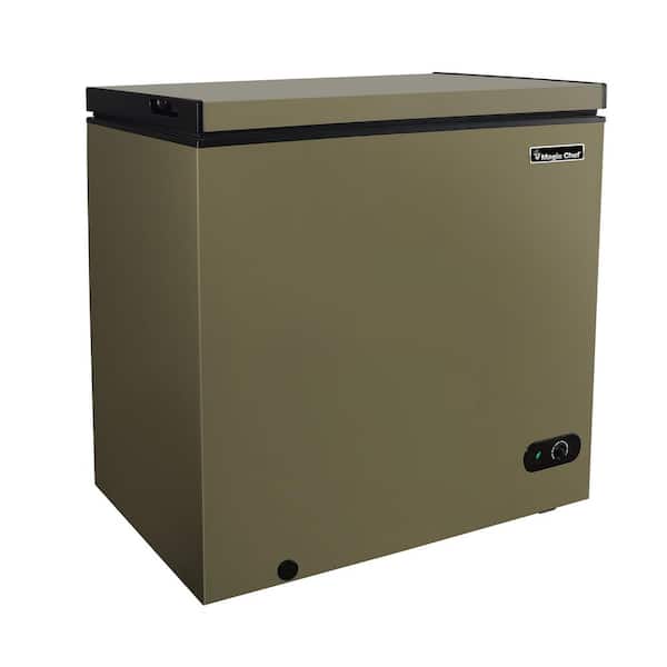 7.0 cu. ft. Manual Defrost Chest Freezer in Army Green, Garage Ready