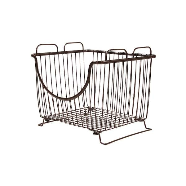 Smart Design 4 Pack Nestable Basket Organizer with Handles 9 x 12 x 6 -  Sam's Club