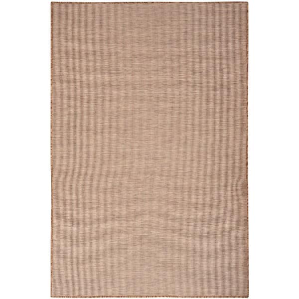 Positano Jute 6 ft. x 9 ft. Solid Contemporary Indoor/Outdoor Area Rug