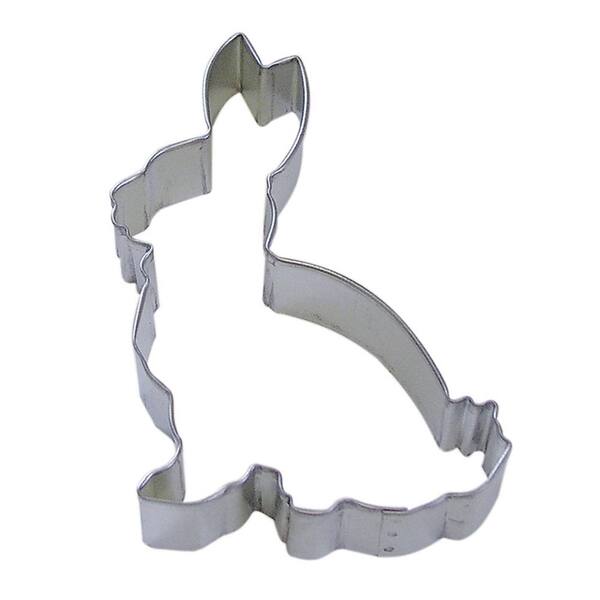 CybrTrayd 12-Piece 5 in. Bunny Tinplated Steel Cookie Cutter & Cookie Recipe