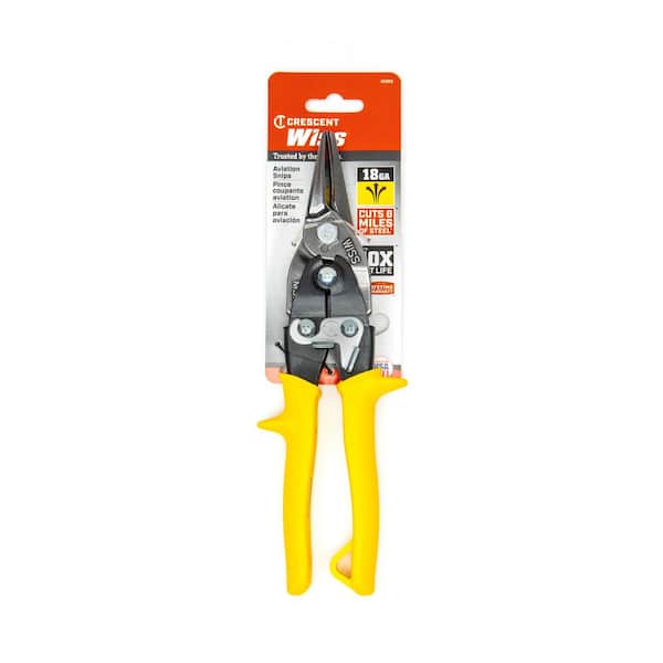 Crescent - Wiss 9-3/4 in. Compound Action Straight, Left, and Right Cut Aviation Snips