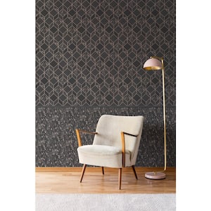 Milan Textured Plain Grey Wallpaper Sample
