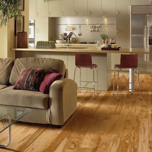 Rustic Natural Hickory 3/8 in. T x 3 in. W Distressed Engineered Hardwood Flooring (28 sqft/case)