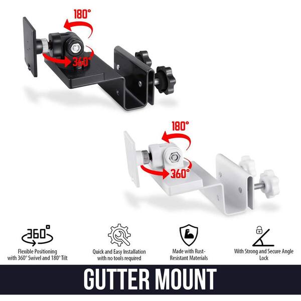 wasserstein solar panel gutter mount