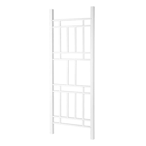 Karl home 74.8 in. PVC Garden Trellis Panel