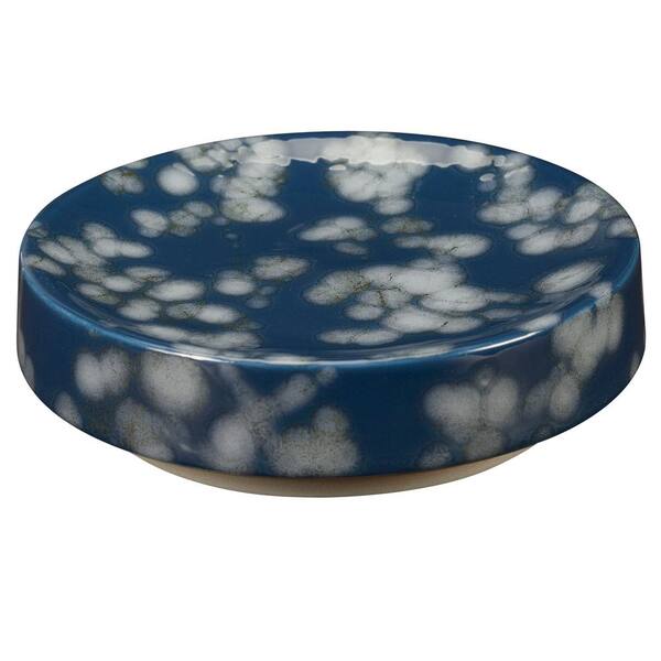 Creative Bath Indigo Blossoms Soap Dish in Blue