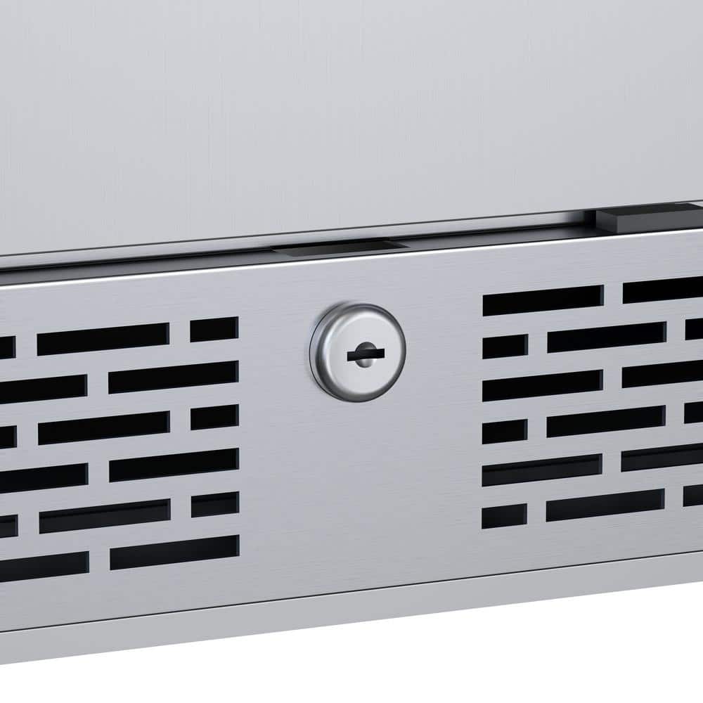 15-Inch Stainless Steel Compact Undercounter Refrigerator