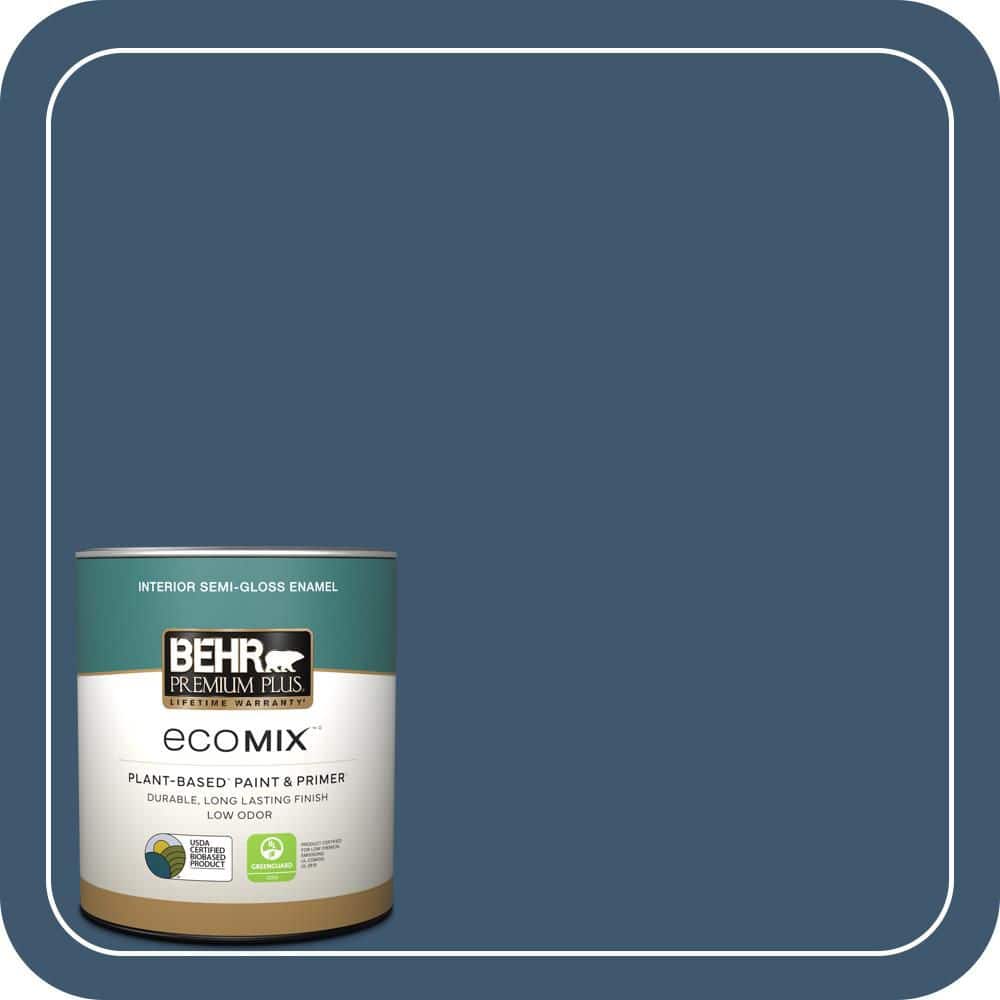 1 qt. #ECC-16-3 Inlet Harbor Semi-Gloss Enamel EcoMix Plant-Based Interior Paint & Primer price history on PriceWatchPro