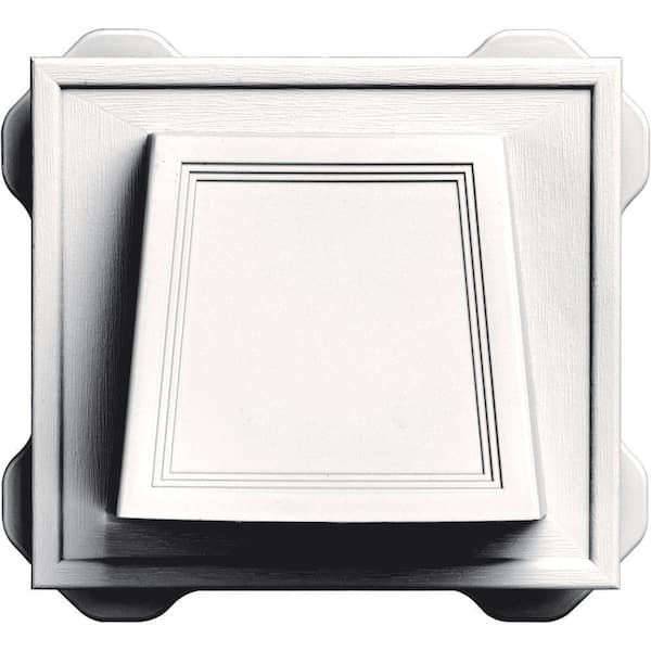 Intake/Exhaust Siding Vent #117-Bright White Intake/Exhaust Siding Vent #117-Bright White