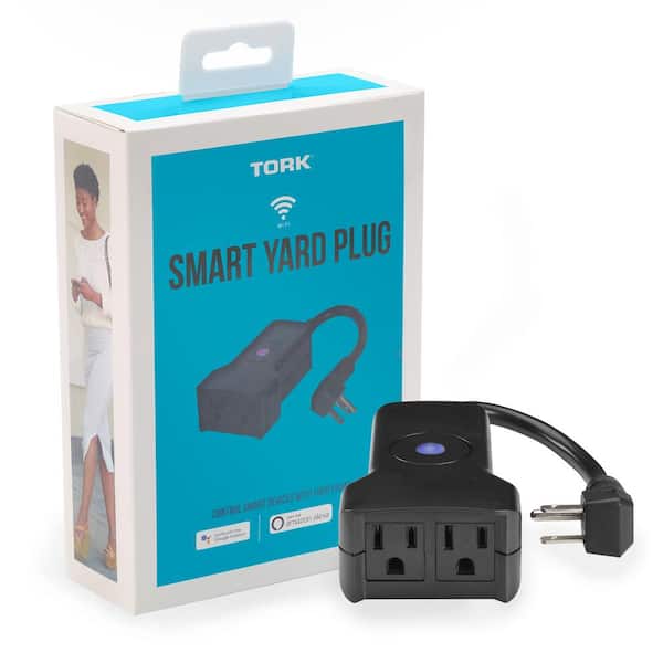 TORK Smart Plug Indoor Wi-Fi 3-Prong Single Outlet Plug Alexa/Asst  Compatible, Remote Access, Multi Control and Schedule WFIP1 - The Home Depot