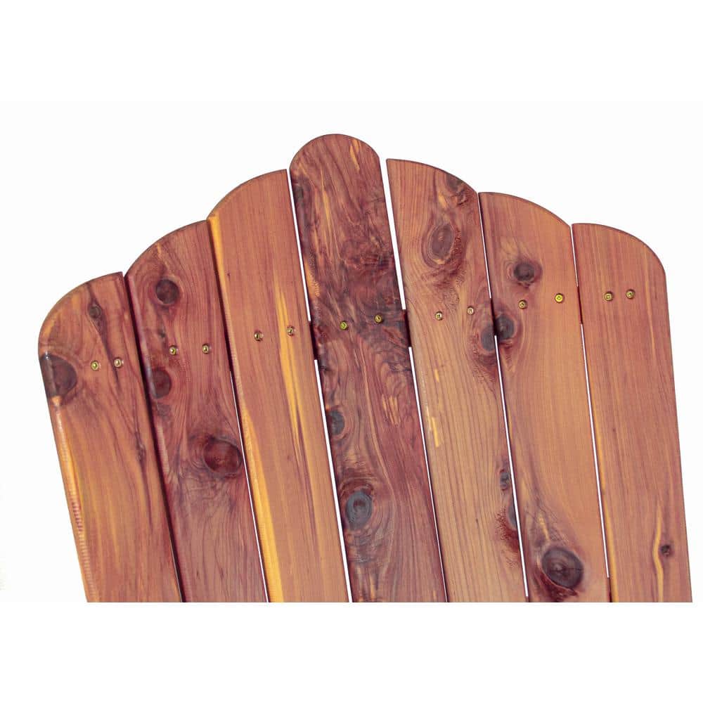 Handcrafted Cedar Stationary Outdoor Chair