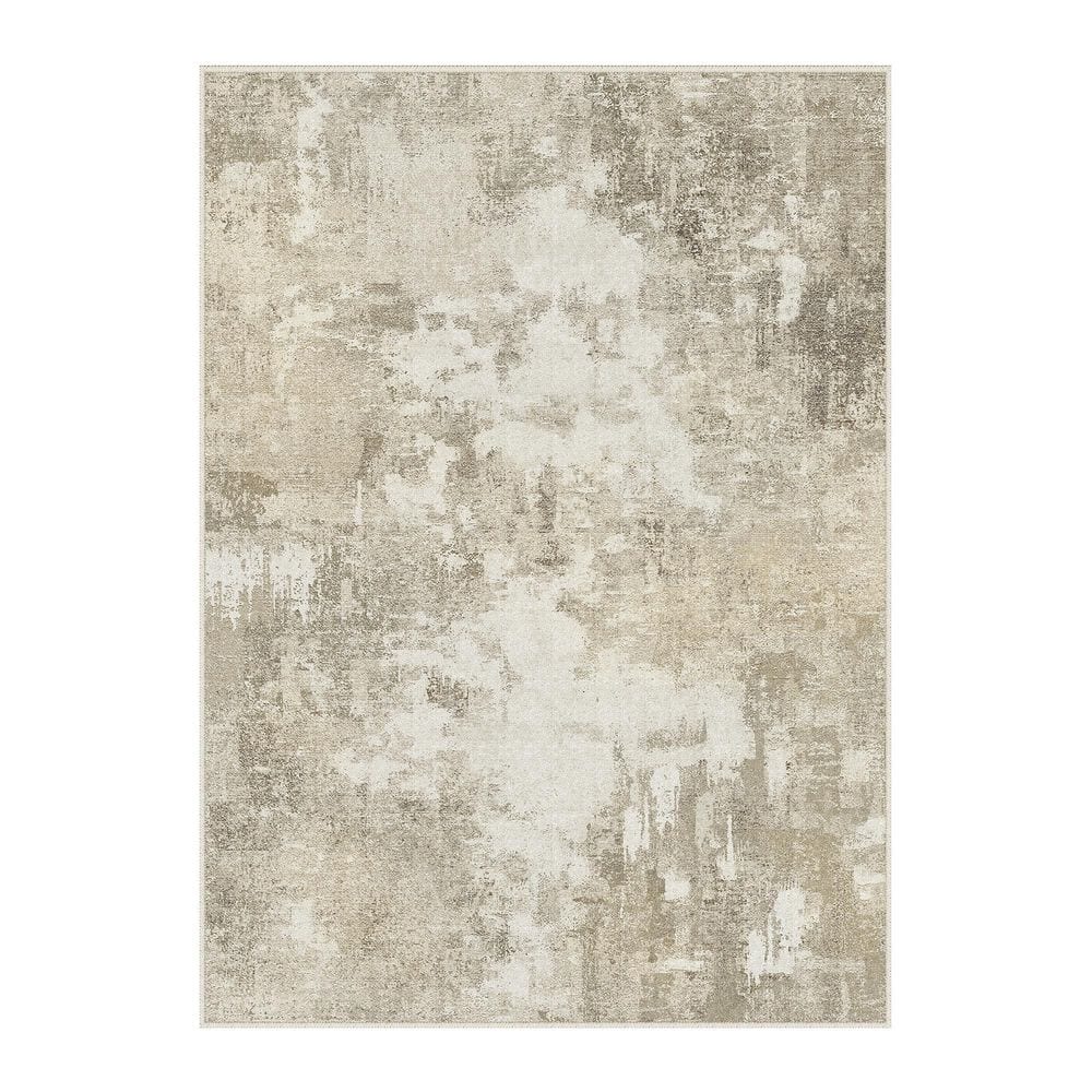 Shka Beige 6 ft. x 9 ft. Modern Abstract Area Rug price history on PriceWatchPro