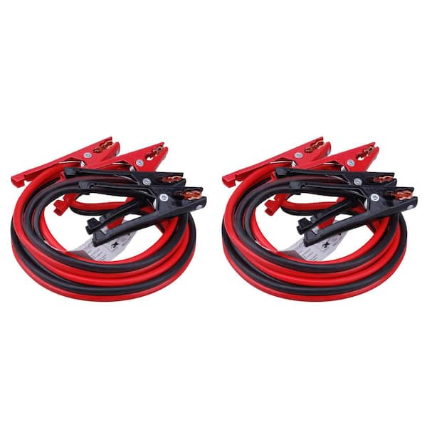 8 ga copper wire 12' long DELUXE Booster Cables 