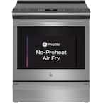 30 in. 5.3 cu. ft. Slide-In Electric Range in Fingerprint Resistant Stainless with True Convection, Air Fry Cooking