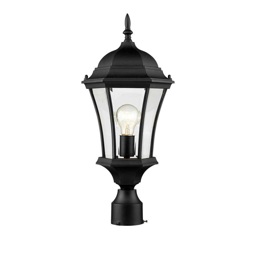 Z-Lite 522PHM Black Wakefield 1 Light Outdoor Post Light