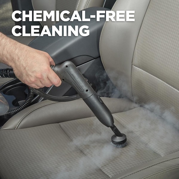 Premium Photo  Process of steam cleaning inside handle of car