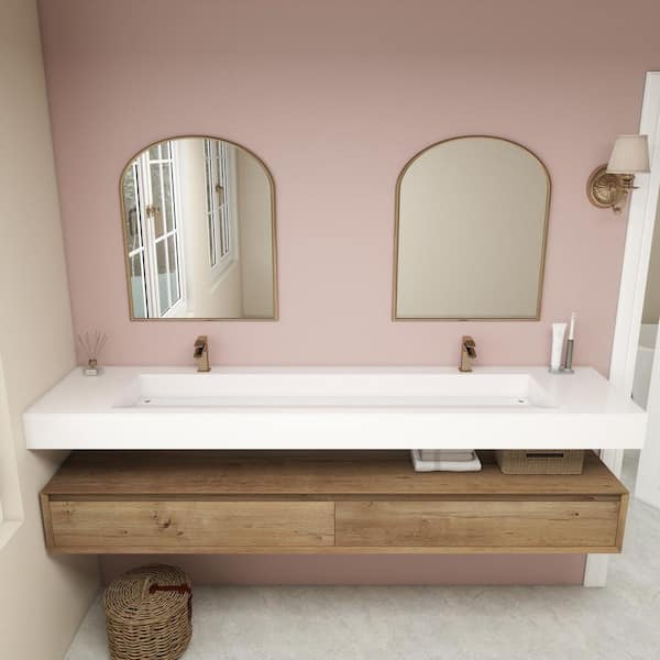 BV Better Vanity Alysa 84 in. W x 20 in. D x 23 in. H Double Sink