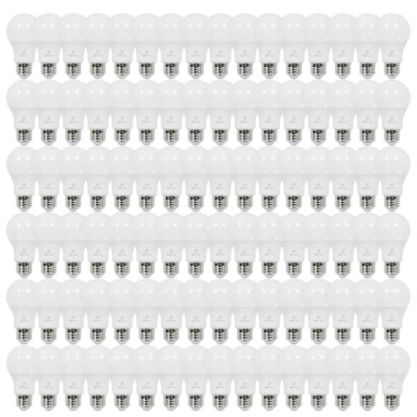 100-Watt Equivalent A19 Bright White (3000K) 3-Way LED Light Bulbs (96-Pack)