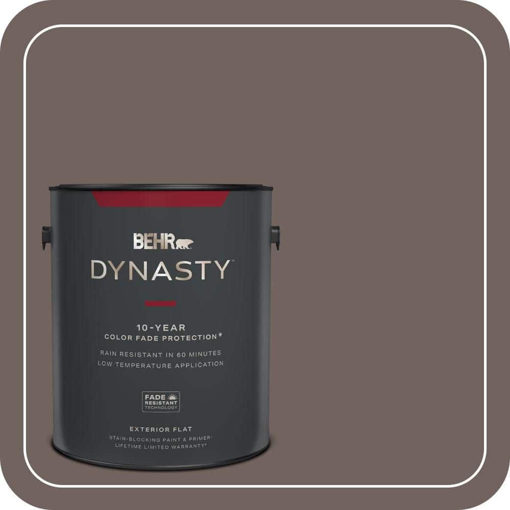 1 gal. #N140-6 Wright Brown Flat Exterior Stain-Blocking Paint & Primer price history on PriceWatchPro