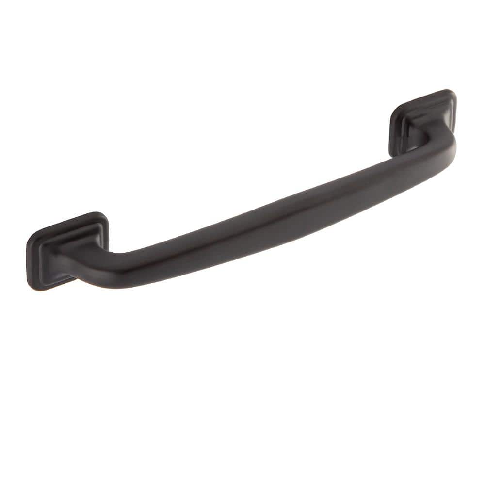 Grayson Matte Black 6" Modern Industrial Cup Pull