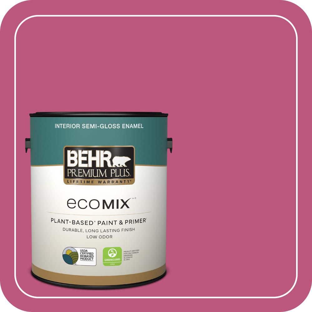 1 gal. #S-G-100 Tutti Frutti Semi-Gloss Enamel EcoMix Plant-Based Interior Paint & Primer price history on PriceWatchPro