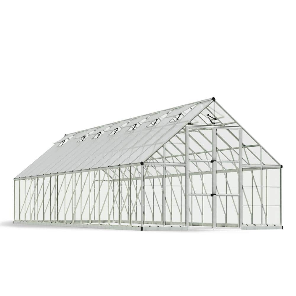 CANOPIA By PALRAM Balance 10 Ft. X 32 Ft. Hybrid Silver/Clear DIY ...