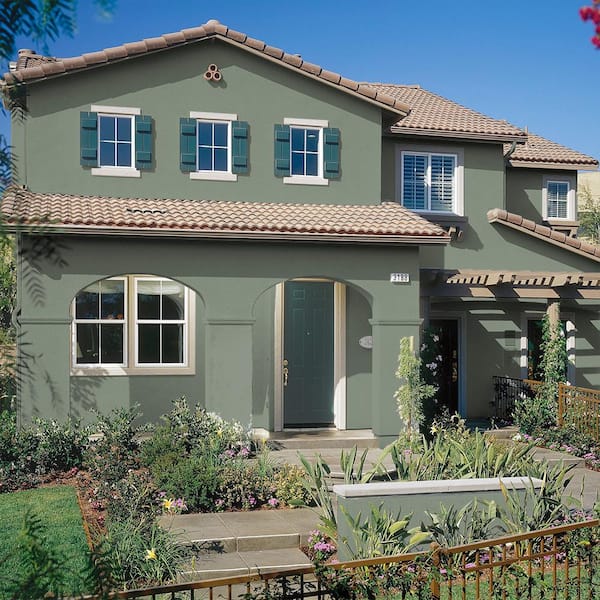 Sage Green Exterior House Colors