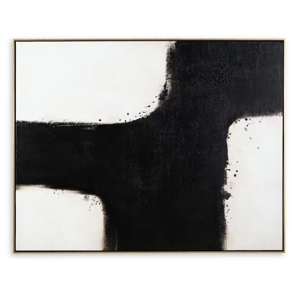 Signature DESIGN BY ASHLEY Reighlea Framed Abstract Wall Art 39 in. x 50 in.