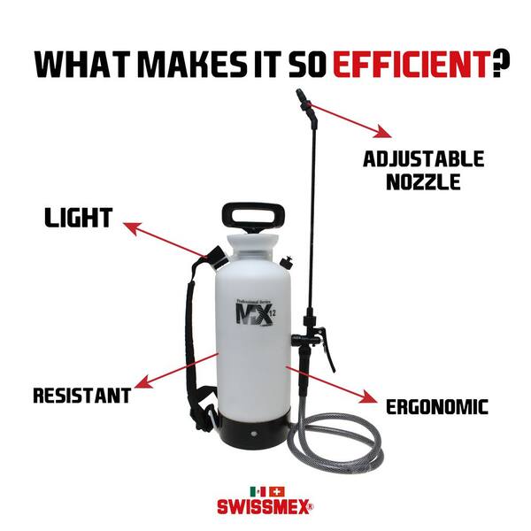 Swissmex 2.3 gal Compression Pump Sprayer MX12 - The Home Depot