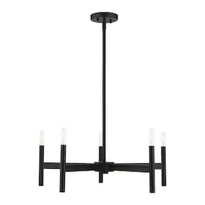 Copenhagen 4-Light Black Mini Chandelier