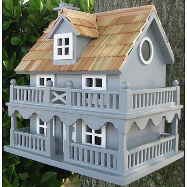 送料無料 Home Bazaar CM-1002 Nantucket Colonial Birdhouse, Blue