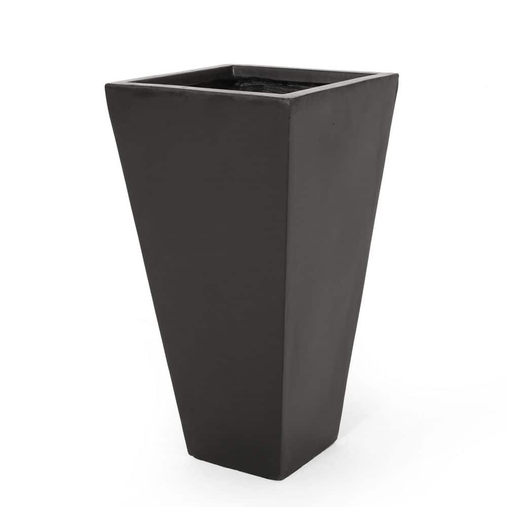 Avex Matte Black Indoor/Outdoor Composite Planter Garden Pots (13 in. L x 13 in. W x 25 in. H) price history on PriceWatchPro