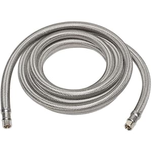 Reliance Worldwide Corp - 48388 1/4 Braided Stainless Steel Ice Maker 30 Water  Line