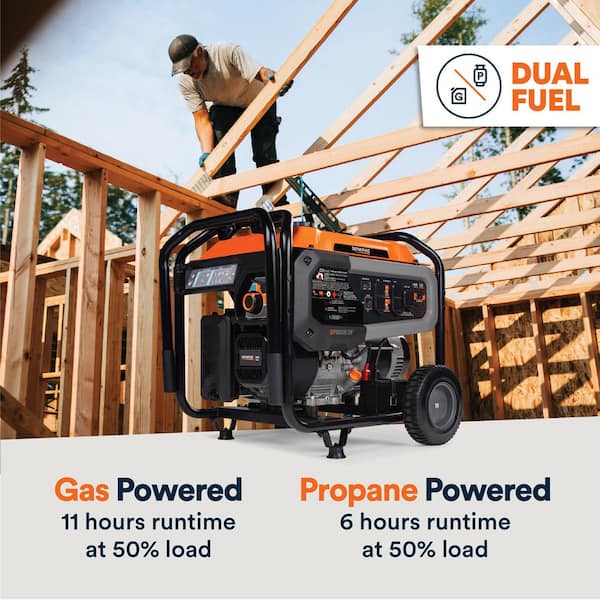 Generac 8125/6500-Watt-Electric Switch Duel Fuel Gasoline/Propane