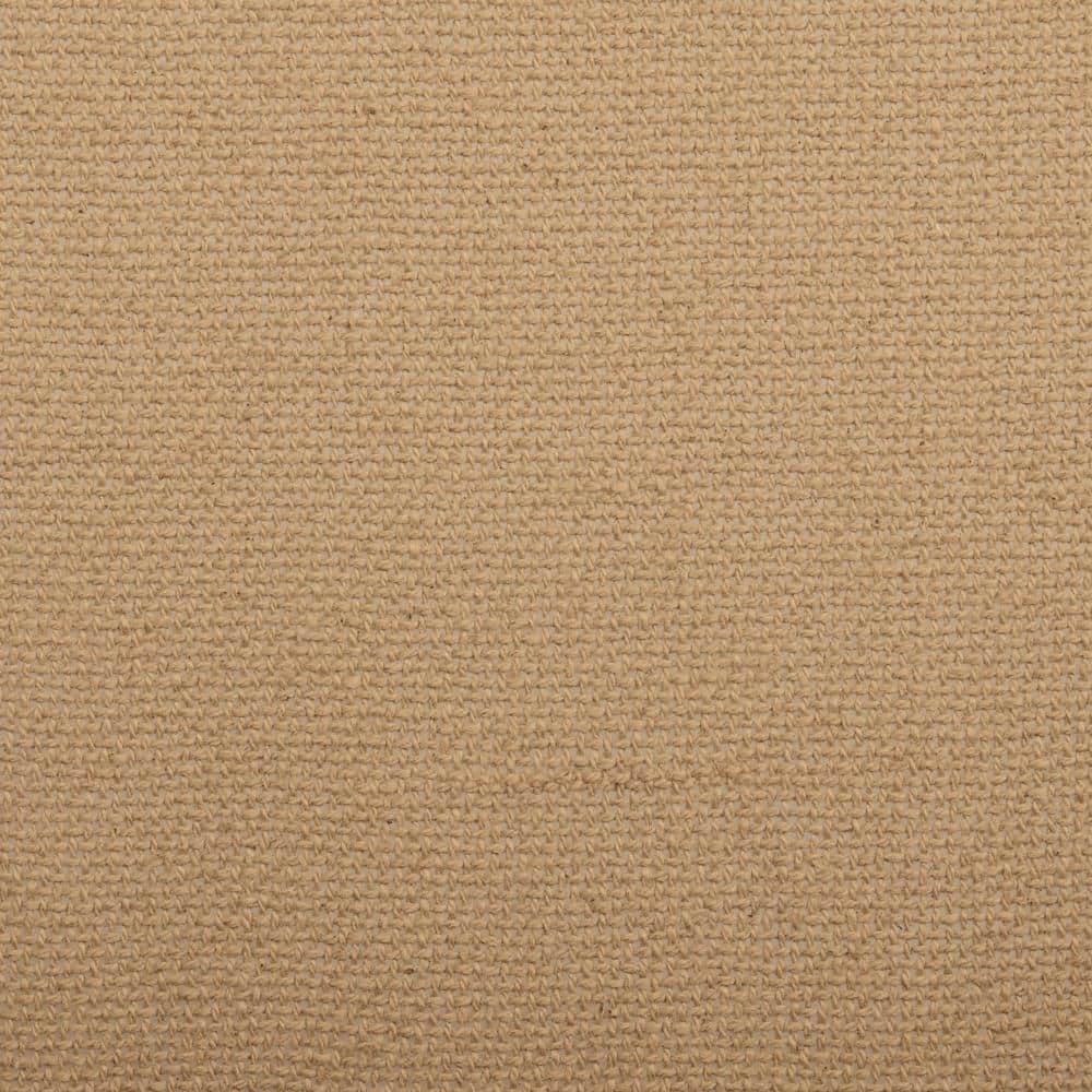 Natural Burlap Cotton Light-Filtering Rod Pocket Curtain Panels, 84" x 40"