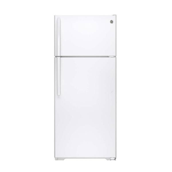 GE 17.5 cu. ft. Top Freezer Refrigerator in White, ENERGY STAR