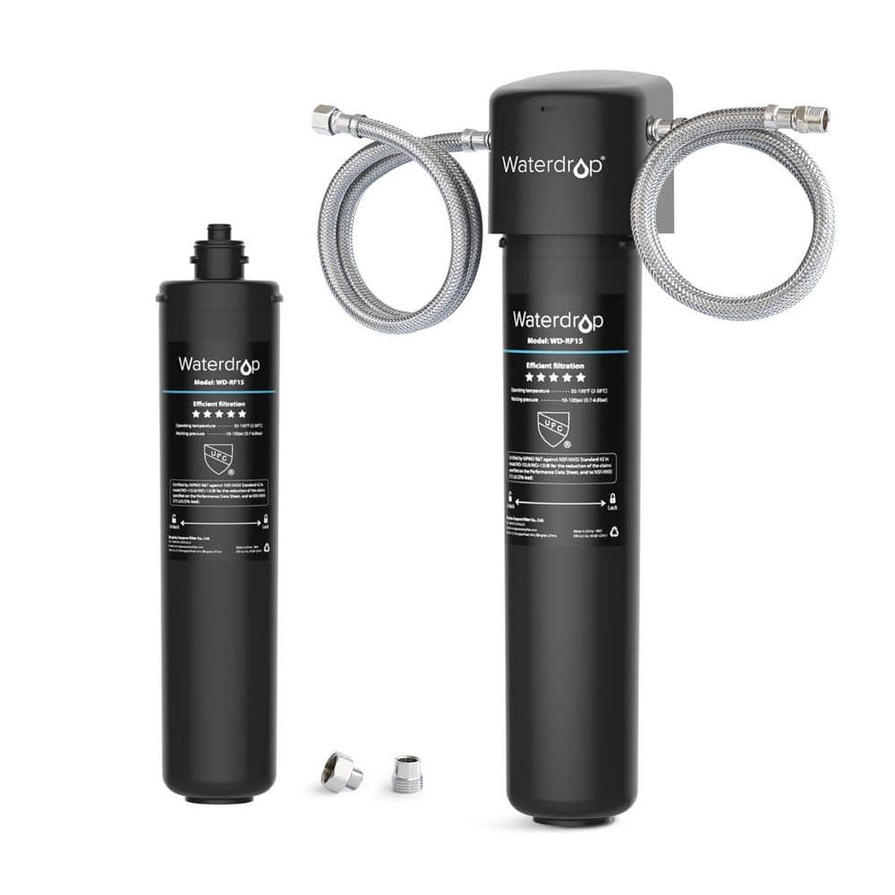 Online Waterdrop 15UA Under Sink Water Filter System 16000 Gallons High Capacity