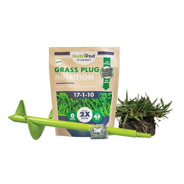 32-Count SodPods Centipede Grass Plugs/SP Power Planter/NutriPod Bundle - Natural, Affordable Lawn Improvement